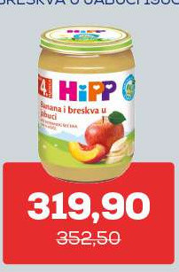 HIP KAŠICA BANANA I BRESKVA U JAMBU 190G