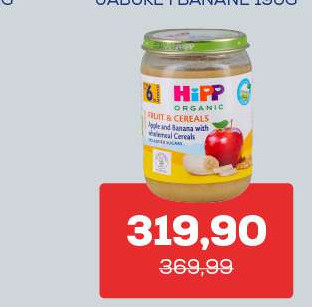 HIP KAŠICA JABUKE I BANANE 190G