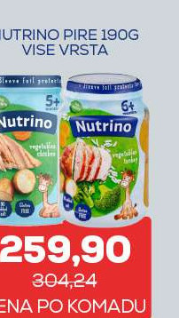 NUTRI NO PURE 180G VIŠE VRSTA