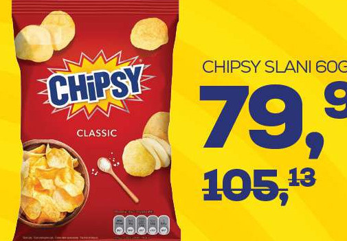 CHIPSY SLANI 60G