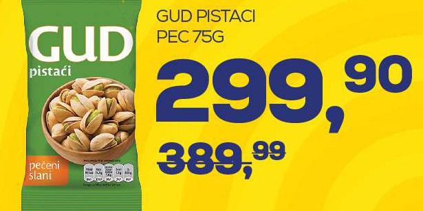 GUD PISTACI PEC 75G