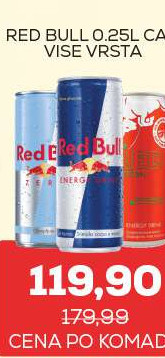 RED BULL 0.25L CAN VIŠE VRSTA