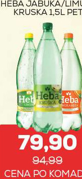 HEBA JABUKA/LIMUN/KRUISKA 0.5L PET
