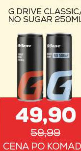 G DRIVE CLASSIC NO SUGAR 250ML