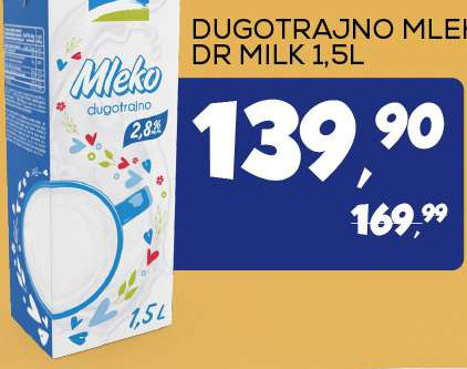 DUGOTRAJNO MLEKO DR MILK 1,5L