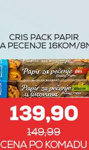 CRIS PACK RAPIR ZA PECENJE 18CM/8M