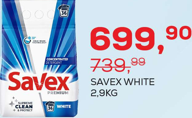 SAVEX WHITE 2.9KG