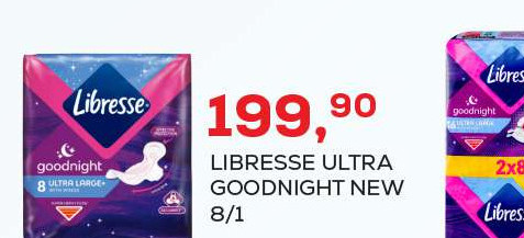 LIBRESSE ULTRA GOODNIGHT NEW 8/1