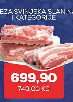 SVEZA SVINJSKA SLAMINA I KATEGORIJE
