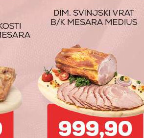 SUVA SVINJSKA PECENICA 350G MARIJUŠ MEDIUS MESARA