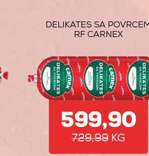 DELIKATES SA KOVRICEM RF CARNEX