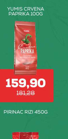 YUMIS ČIRENJA PAPRIKA 200G