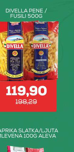 DIVELLA PENNE / FUSILLI RISTORANTE 500G