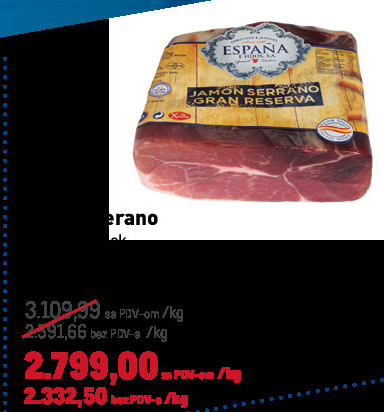 JAMON SERRANO