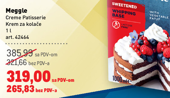 Meggle Creme Patisserie