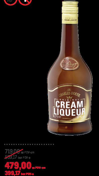 Charles House Cream Liqueur